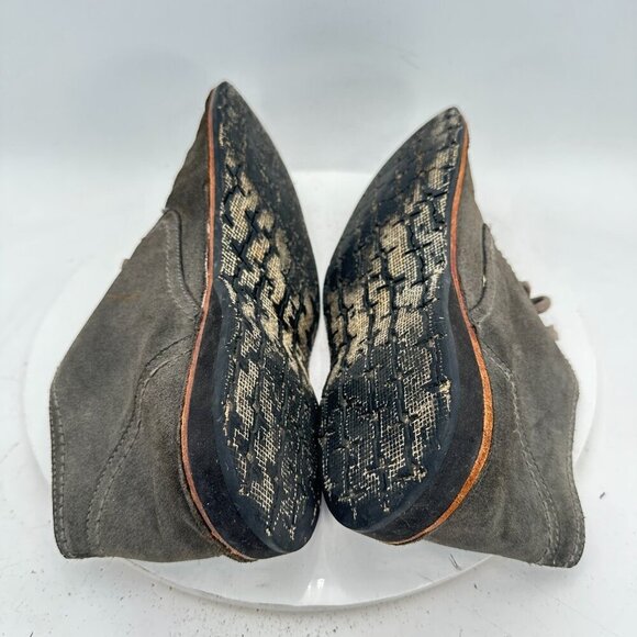 John Varvatos Men Size 9.5M Gray Suede Lace Up Ankle Chukka Boot main image 6